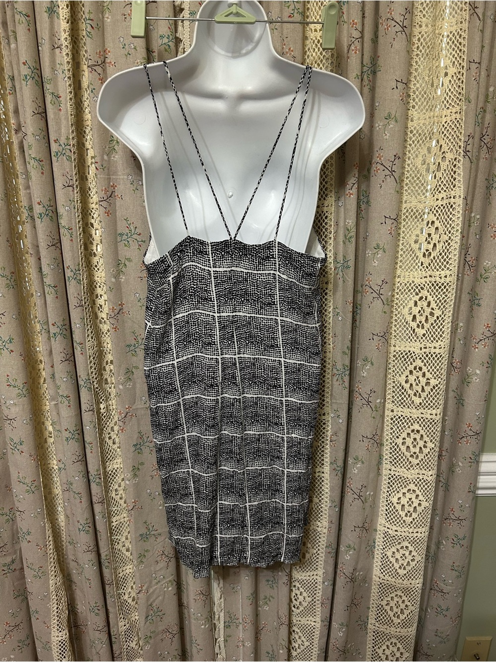 2/$28 Revolve Bella Luxx Grid Print Racerback Slip Dress M - Picture 5 of 5